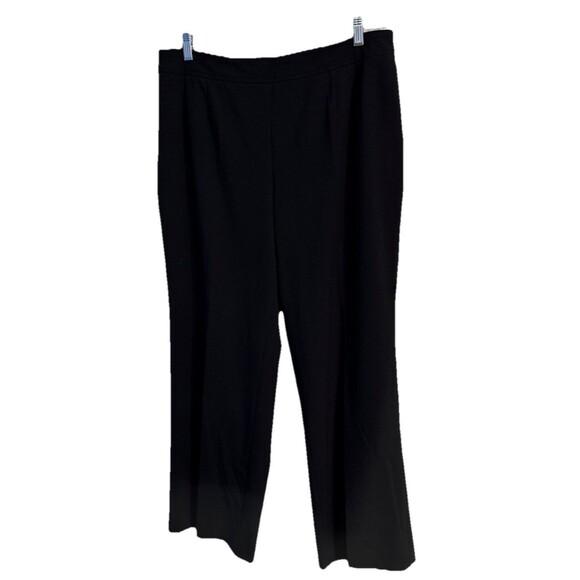 Talbots Pants - Talbots Women’s Size 16WP Petite Black Polyester Blend  Stretch Waist Pant